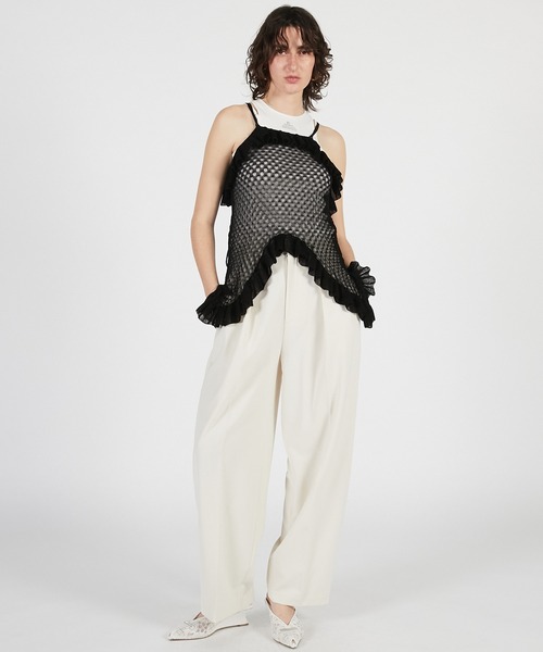 PRANK PROJECT(プランクプロジェクト)の「シアーニットチュニック / Sheer Knit Tunic(チュニック・レディース・ブラウン/ブラック・FREE)」の13枚目の写真