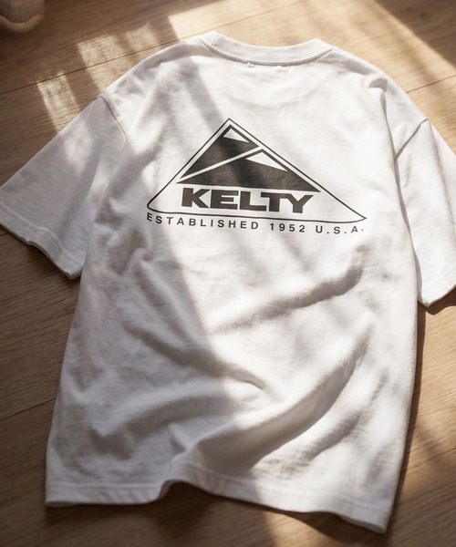 KELTY — футболка с треугольным логотипом (отдельная注)