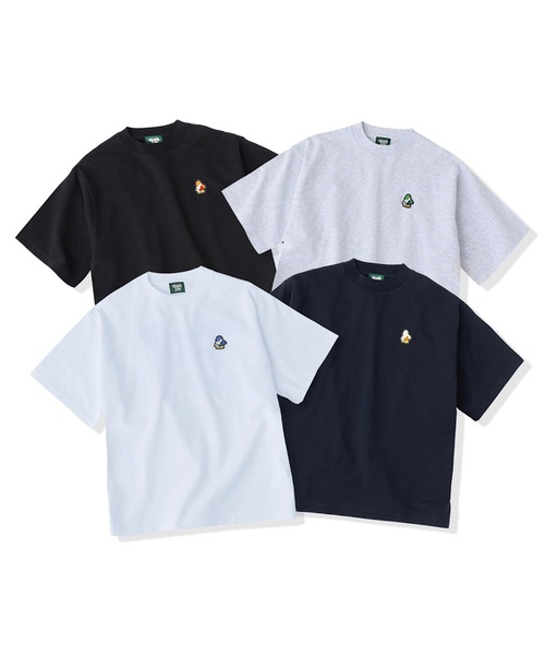 That's life(ザッツライフ)の「HEAVY WEIGHT 7.1oz "FLOWER BOY" LOGO TEE 夏服 ビッグシルエット ヘビーウェイト 綿100% 肉厚生地(Tシャツ/カットソー・メンズ・ホワイト/グレー/ブラック/ネイビー・X-LARGE/LARGE/MEDIUM/SMALL)」の7枚目の写真