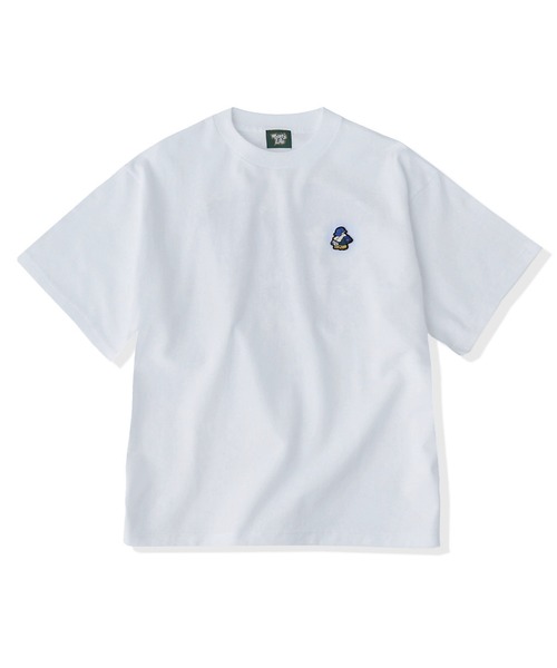 That's life(ザッツライフ)の「HEAVY WEIGHT 7.1oz "FLOWER BOY" LOGO TEE 夏服 ビッグシルエット ヘビーウェイト 綿100% 肉厚生地(Tシャツ/カットソー・メンズ・ホワイト/グレー/ブラック/ネイビー・X-LARGE/LARGE/MEDIUM/SMALL)」の10枚目の写真