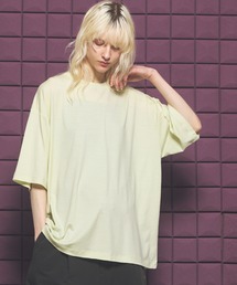 《UNISEX》Wool Yarn Prime-Over Short Sleeve Crew Neck T-Shirt/ウールヤーンプライムオーバーショートスリーブクルーネックTシャツ【MAISON SPECIAL/メゾンスペシャル】