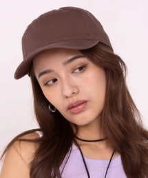 newhattan（ニューハッタン）の「【newhattan/ニューハッタン】STONE WASHED TWILL CAP 無地 ストーンウォッシュ ツイル ローキャップ 帽子（キャップ）」
