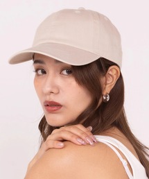 newhattan（ニューハッタン）の「【newhattan/ニューハッタン】STONE WASHED TWILL CAP 無地 ストーンウォッシュ ツイル ローキャップ 帽子（キャップ）」
