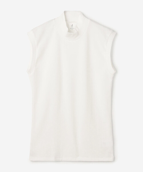 ANATOMICA(アナトミカ)の「ANATOMICA | モックネック スリーブレスTシャツ WOMEN(Tシャツ/カットソー・レディース・ブラック/ホワイト・ONE)」の9枚目の写真