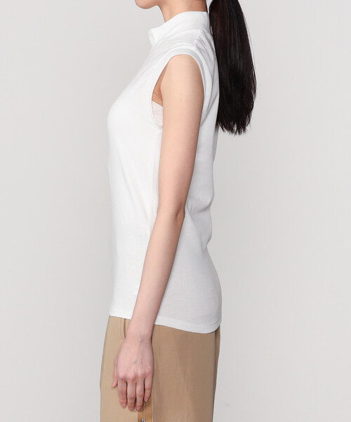 ANATOMICA(アナトミカ)の「ANATOMICA | モックネック スリーブレスTシャツ WOMEN(Tシャツ/カットソー・レディース・ブラック/ホワイト・ONE)」の15枚目の写真
