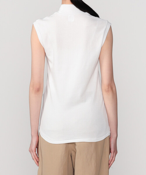 ANATOMICA(アナトミカ)の「ANATOMICA | モックネック スリーブレスTシャツ WOMEN(Tシャツ/カットソー・レディース・ブラック/ホワイト・ONE)」の3枚目の写真