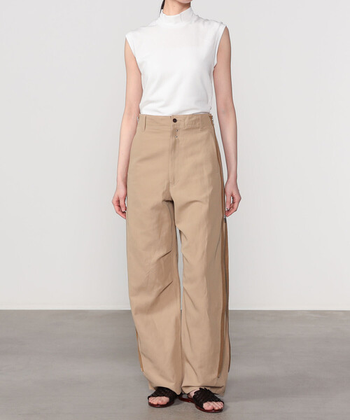 ANATOMICA(アナトミカ)の「ANATOMICA | モックネック スリーブレスTシャツ WOMEN(Tシャツ/カットソー・レディース・ブラック/ホワイト・ONE)」の5枚目の写真