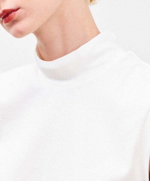 ANATOMICA(アナトミカ)の「ANATOMICA | モックネック スリーブレスTシャツ WOMEN(Tシャツ/カットソー・レディース・ブラック/ホワイト・ONE)」の7枚目の写真