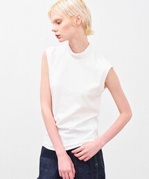 ANATOMICA | モックネック スリーブレスTシャツ WOMEN