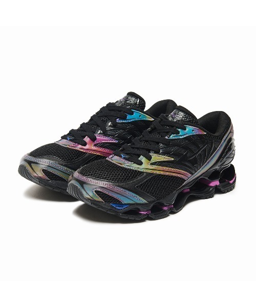 MIZUNO(ミズノ )の「MIZUNO WAVE PROPHECY LS(ミズノ ウェーブプロフェシー LS)(スニーカー・メンズ・パープル系/オレンジ系・25.5cm/26cm/26.5cm/27cm/27.5cm/28cm/28.5cm/29cm/29.5cm/30cm)」の1枚目の写真