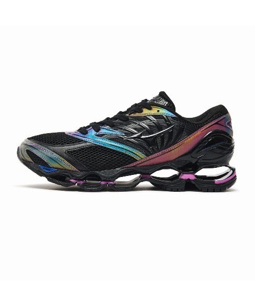 MIZUNO(ミズノ )の「MIZUNO WAVE PROPHECY LS(ミズノ ウェーブプロフェシー LS)(スニーカー・メンズ・パープル系/オレンジ系・25.5cm/26cm/26.5cm/27cm/27.5cm/28cm/28.5cm/29cm/29.5cm/30cm)」の4枚目の写真