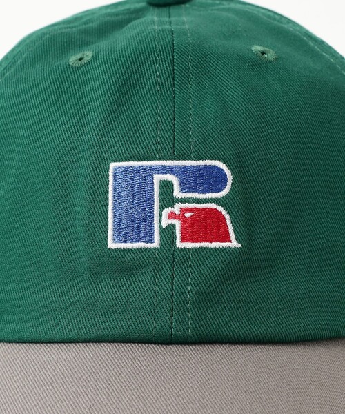 Russell Athletic（ラッセルアスレティック）の「【EXCLUSIVE】RUSSELL ATHLETIC / 刺繍 2トーン キャップ（キャップ・レディース・グリーン/ネイビー・ONE SIZE）」の6枚目の写真