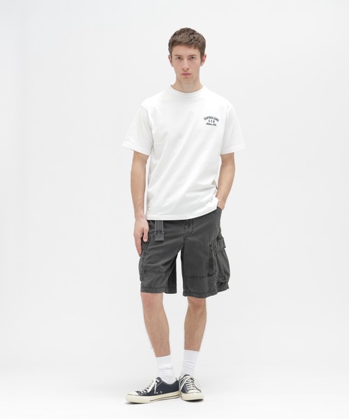 AVIREX（アヴィレックス）の「PIGMENT CARGO SHORTS / ピグメント カーゴ ショートパンツ / AVIREX / アヴィレックス（カーゴパンツ・メンズ・ブラック/オリーブ/グリーン系カモフラージュ/カーキ・MEDIUM/LARGE/X-LARGE/XX-LARGE）」の10枚目の写真