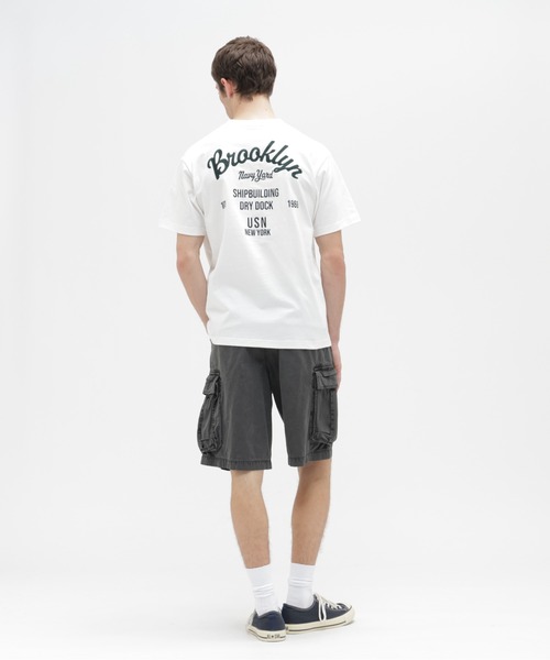 AVIREX（アヴィレックス）の「PIGMENT CARGO SHORTS / ピグメント カーゴ ショートパンツ / AVIREX / アヴィレックス（カーゴパンツ・メンズ・ブラック/オリーブ/グリーン系カモフラージュ/カーキ・MEDIUM/LARGE/X-LARGE/XX-LARGE）」の11枚目の写真