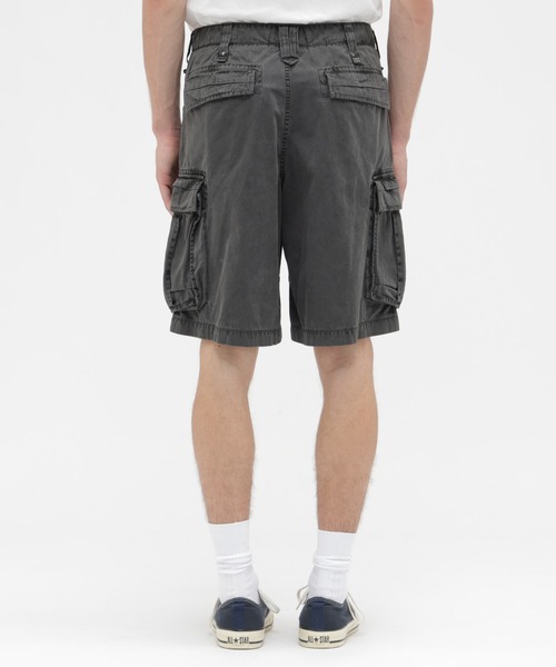 AVIREX（アヴィレックス）の「PIGMENT CARGO SHORTS / ピグメント カーゴ ショートパンツ / AVIREX / アヴィレックス（カーゴパンツ・メンズ・ブラック/オリーブ/グリーン系カモフラージュ/カーキ・MEDIUM/LARGE/X-LARGE/XX-LARGE）」の12枚目の写真