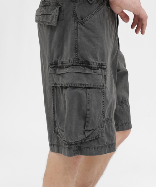 AVIREX（アヴィレックス）の「PIGMENT CARGO SHORTS / ピグメント カーゴ ショートパンツ / AVIREX / アヴィレックス（カーゴパンツ・メンズ・ブラック/オリーブ/グリーン系カモフラージュ/カーキ・MEDIUM/LARGE/X-LARGE/XX-LARGE）」の17枚目の写真
