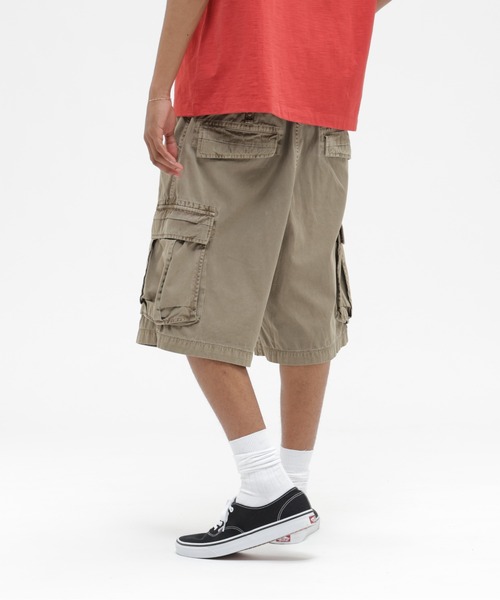 AVIREX（アヴィレックス）の「PIGMENT CARGO SHORTS / ピグメント カーゴ ショートパンツ / AVIREX / アヴィレックス（カーゴパンツ・メンズ・ブラック/オリーブ/グリーン系カモフラージュ/カーキ・MEDIUM/LARGE/X-LARGE/XX-LARGE）」の22枚目の写真