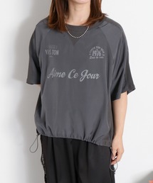 cepo | シアーユニフォームデザインドロストTee(Tシャツ/カットソー)