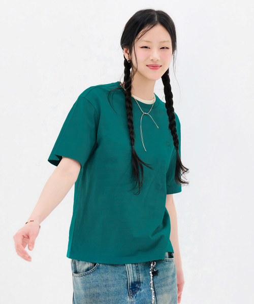 CHASECULT（チェイスカルト）の「共用ロゴ半袖Tシャツ-FBZU5801C0H（Tシャツ/カットソー・メンズ・グリーン・90/95/100/105/110）」の5枚目の写真