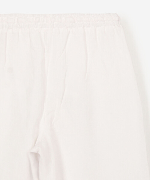 Bshop(ビショップ)の「eunoia | リネンギャザーパンツ WOMEN(その他パンツ・レディース・ブラック/ホワイト・S)」の6枚目の写真