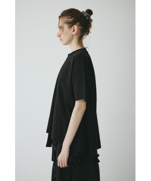 HeRIN.CYE(ヘリンドットサイ)の「Asymmetry hem drape cut tops / アシンメトリーヘムドレープカットトップス(Tシャツ/カットソー・レディース・ブルー/オフホワイト/ブラック・FREE)」の8枚目の写真