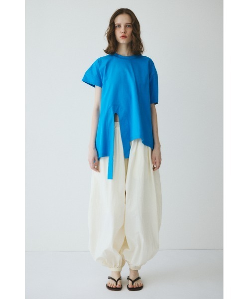 HeRIN.CYE(ヘリンドットサイ)の「Asymmetry hem drape cut tops / アシンメトリーヘムドレープカットトップス(Tシャツ/カットソー・レディース・ブルー/オフホワイト/ブラック・FREE)」の14枚目の写真