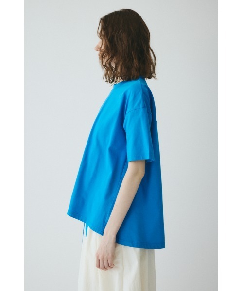 HeRIN.CYE(ヘリンドットサイ)の「Asymmetry hem drape cut tops / アシンメトリーヘムドレープカットトップス(Tシャツ/カットソー・レディース・ブルー/オフホワイト/ブラック・FREE)」の15枚目の写真