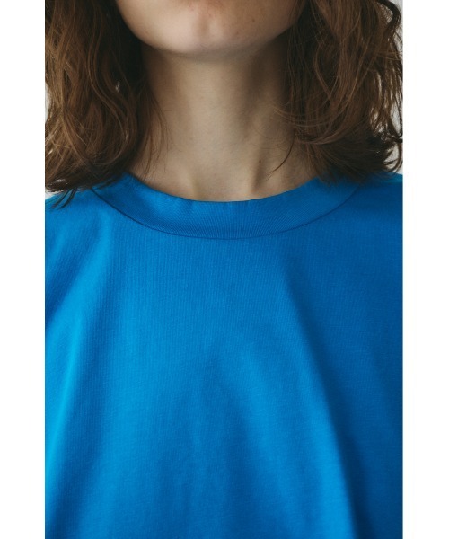 HeRIN.CYE(ヘリンドットサイ)の「Asymmetry hem drape cut tops / アシンメトリーヘムドレープカットトップス(Tシャツ/カットソー・レディース・ブルー/オフホワイト/ブラック・FREE)」の17枚目の写真