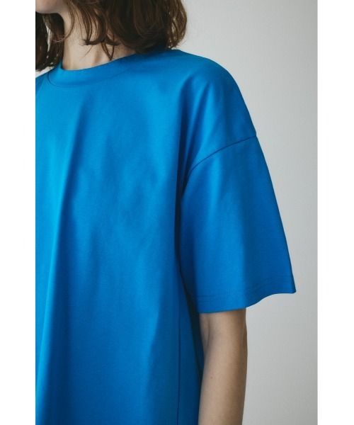 HeRIN.CYE(ヘリンドットサイ)の「Asymmetry hem drape cut tops / アシンメトリーヘムドレープカットトップス(Tシャツ/カットソー・レディース・ブルー/オフホワイト/ブラック・FREE)」の19枚目の写真