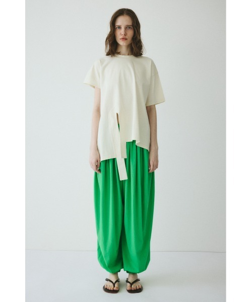 HeRIN.CYE(ヘリンドットサイ)の「Asymmetry hem drape cut tops / アシンメトリーヘムドレープカットトップス(Tシャツ/カットソー・レディース・ブルー/オフホワイト/ブラック・FREE)」の11枚目の写真