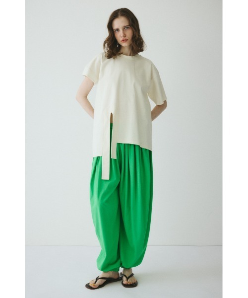 HeRIN.CYE(ヘリンドットサイ)の「Asymmetry hem drape cut tops / アシンメトリーヘムドレープカットトップス(Tシャツ/カットソー・レディース・ブルー/オフホワイト/ブラック・FREE)」の22枚目の写真