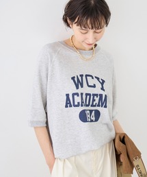 Champion | 【Champion/チャンピオン別注】アソートロゴボートネックハーフスリーブスウェットプルオーバー(Tシャツ/カットソー)