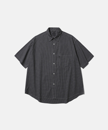 MOIF（モイフ）の「[SS26] UNIFORM H/S SHIRT / BLACK GRID（シャツ/ブラウス）」
