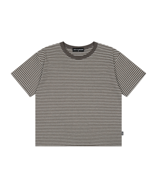 1989STANDARD(1989スタンダード)の「レトロストライプクロップ半袖(JTOSTS-0002)(Tシャツ/カットソー・メンズ・ネイビー/ミント/ブラウン/ピンク・LARGE/MEDIUM/X-LARGE)」の7枚目の写真