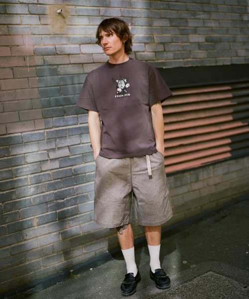 BRAIN DEAD（ブレインデット）の「BRAIN DEAD / ブレインデッド TIME IS NIGH T-SHIRT（Tシャツ/カットソー・メンズ・ボルドー・LARGE/MEDIUM）」の13枚目の写真