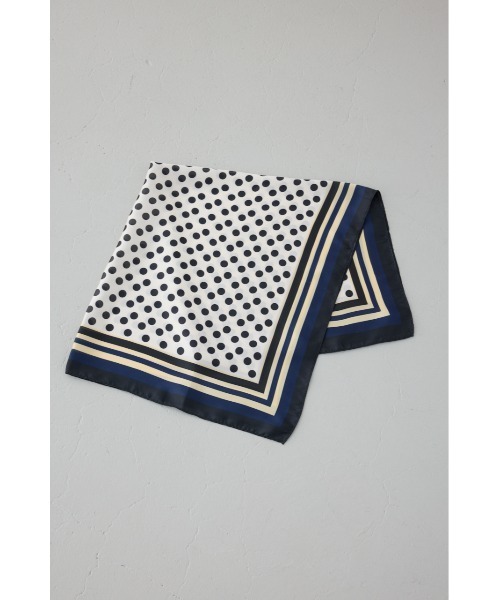 AZUL by moussy(アズールバイマウジー)の「ドットスカーフ(バンダナ/スカーフ・レディース・ホワイト系その他/ブラウン系その他・FREE)」の5枚目の写真