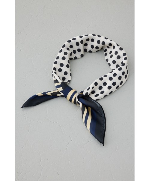 AZUL by moussy(アズールバイマウジー)の「ドットスカーフ(バンダナ/スカーフ・レディース・ホワイト系その他/ブラウン系その他・FREE)」の6枚目の写真