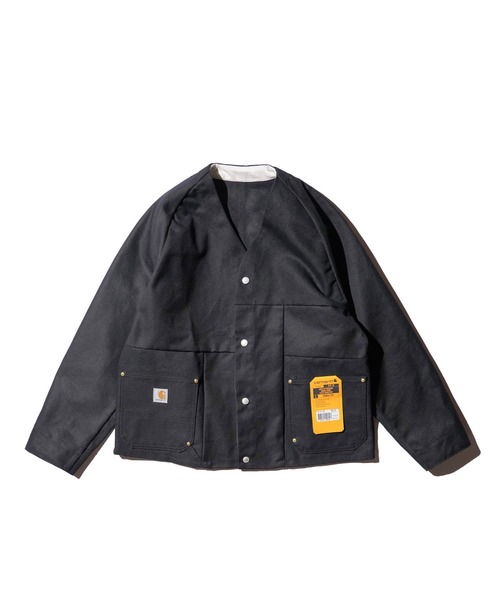 THRIFTY LOOK(スリフティールック)の「TRIFTY LOOK スリフティルック / US CARHARTT ENGINEERED JACKET(テーラードジャケット・メンズ・ブラウン/ブルー/ブラック・MEDIUM/LARGE)」の2枚目の写真