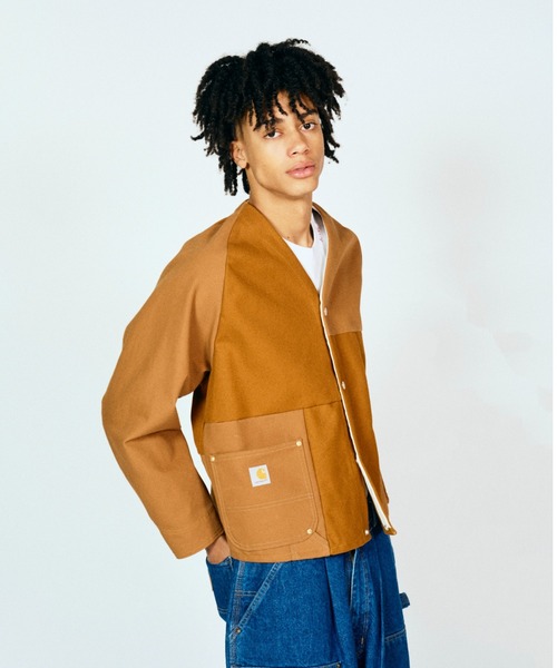 THRIFTY LOOK(スリフティールック)の「TRIFTY LOOK スリフティルック / US CARHARTT ENGINEERED JACKET(テーラードジャケット・メンズ・ブラウン/ブルー/ブラック・MEDIUM/LARGE)」の6枚目の写真