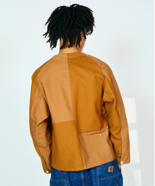 THRIFTY LOOK(スリフティールック)の「TRIFTY LOOK スリフティルック / US CARHARTT ENGINEERED JACKET(テーラードジャケット・メンズ・ブラウン/ブルー/ブラック・MEDIUM/LARGE)」の8枚目の写真