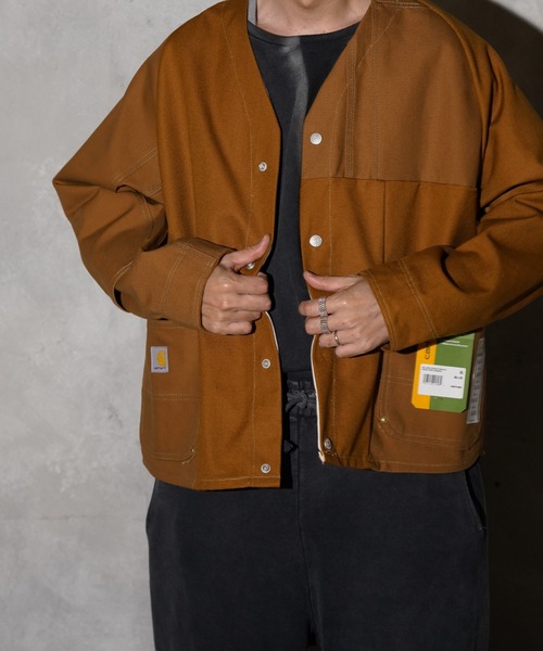 Carhartt(カーハート)の「TRIFTY LOOK スリフティルック / US CARHARTT ENGINEERED JACKET(テーラードジャケット・メンズ・ブラウン/ブルー/ブラック/ナチュラル・MEDIUM/LARGE)」の19枚目の写真