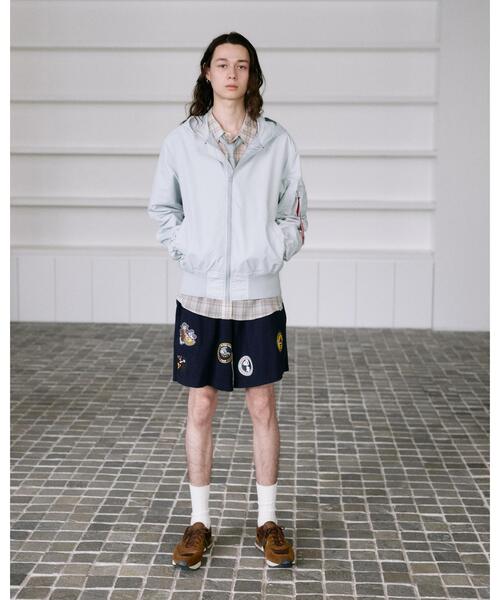 Alpha Industries(アルファインダストリーズ)の「Alpha Industries/アルファ インダストリーズ/PATCHED JERSEY SHORT/パッチド ジャージー ショーツ(その他パンツ・メンズ・ネイビー/ブラック・M/XL/L)」の6枚目の写真
