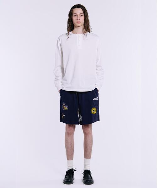 Alpha Industries(アルファインダストリーズ)の「Alpha Industries/アルファ インダストリーズ/PATCHED JERSEY SHORT/パッチド ジャージー ショーツ(その他パンツ・メンズ・ネイビー/ブラック・M/XL/L)」の8枚目の写真