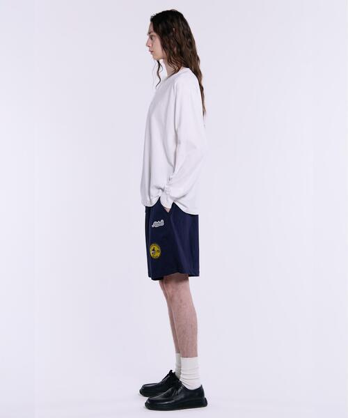 Alpha Industries(アルファインダストリーズ)の「Alpha Industries/アルファ インダストリーズ/PATCHED JERSEY SHORT/パッチド ジャージー ショーツ(その他パンツ・メンズ・ネイビー/ブラック・M/XL/L)」の9枚目の写真
