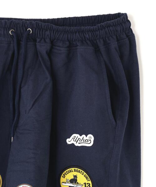 Alpha Industries(アルファインダストリーズ)の「Alpha Industries/アルファ インダストリーズ/PATCHED JERSEY SHORT/パッチド ジャージー ショーツ(その他パンツ・メンズ・ネイビー/ブラック・M/XL/L)」の14枚目の写真