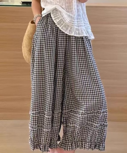 2色展開 裾フリルレース パンツ（その他パンツ）｜Ritzy（リッツィー