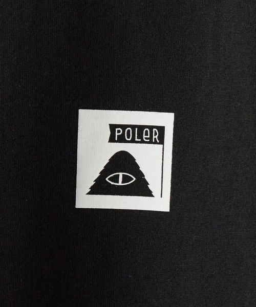 POLeR(ポーラー)の「POLeR/ポーラー SUMMIT TEE ブランドロゴ クルーネックTシャツ メンズ ストリート スケーター 秋 秋服 2026年秋冬(Tシャツ/カットソー・メンズ・ホワイト/ブラック・M/L/XL)」の5枚目の写真