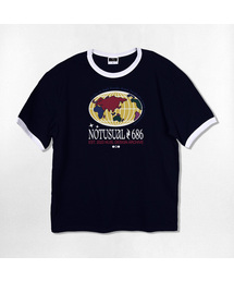 NOTUSUAL（ノットユージュアル）の「カラーリングワールド リンガー 半袖Tシャツ 4色（Tシャツ/カットソー）」