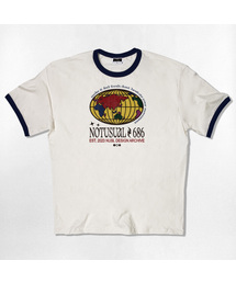 NOTUSUAL（ノットユージュアル）の「カラーリングワールド リンガー 半袖Tシャツ 4色（Tシャツ/カットソー）」