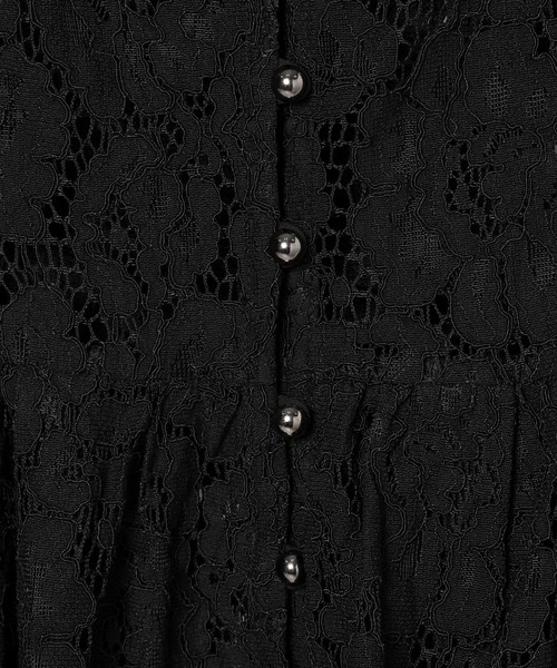 PAGEBOY(ページボーイ)の「レースレイヤードビスチェ【紐アレンジ可能/チョーカー/リボン】(その他トップス・レディース・ブラック/ネイビー/オフホワイト・FREE)」の12枚目の写真